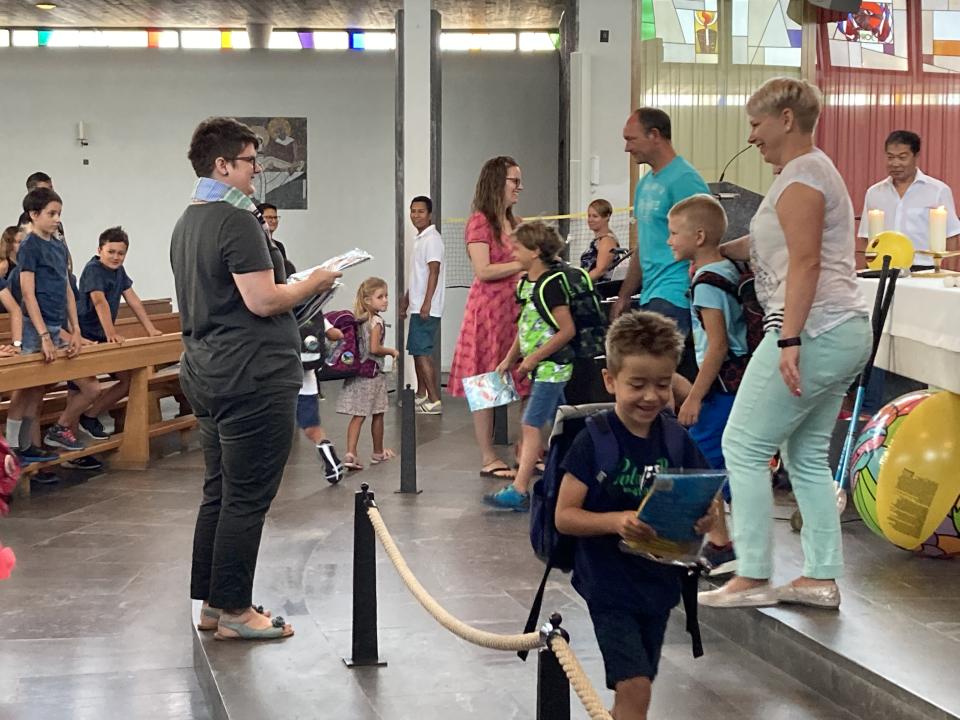 strahlende Gesichter