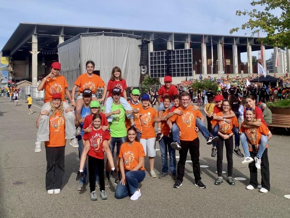 Gruppenbild der Ministranten in St. Gallen