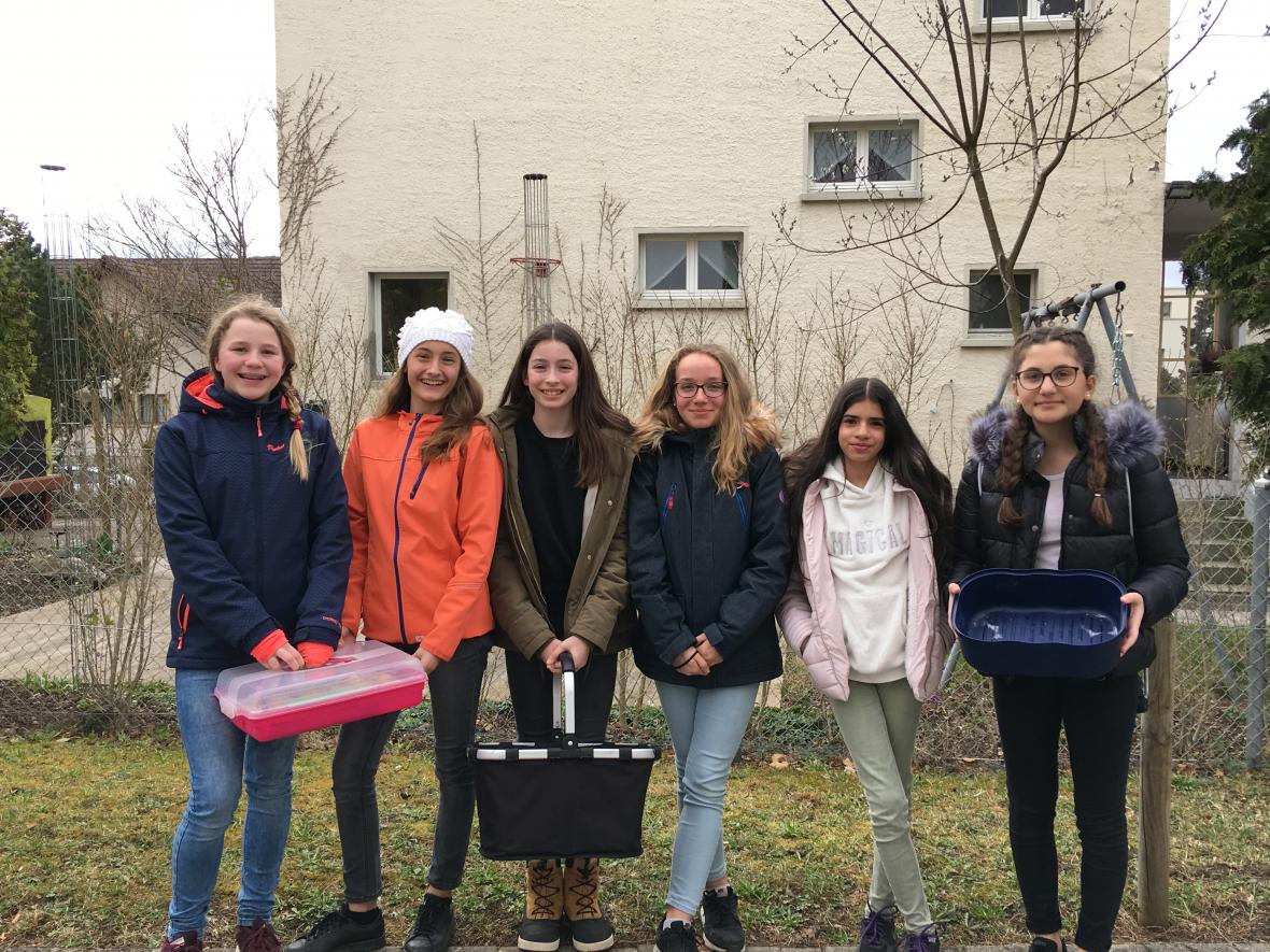 Schülerinnen der 6. Klasse