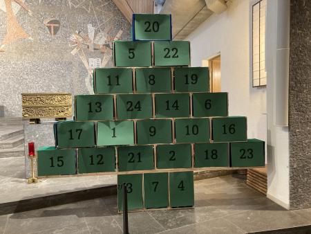 Adventskalender in der Kirche Wängi