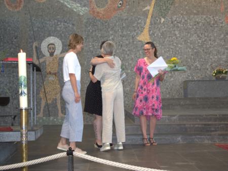 Gratulationen von den "Berufsbegleiterinnen"