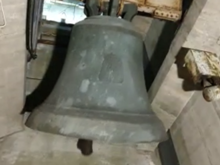 Schwingungsmessungen am Turm der katholischen Kirche