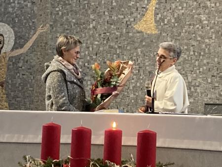 Theres Egli sagt dem Pfarreirat Tschüss...